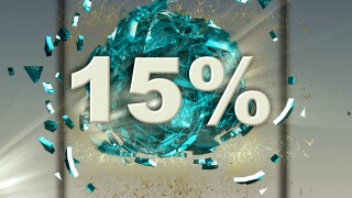 15%