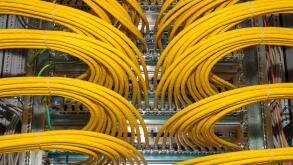 Network distributor in a datacenter for sharing Internet