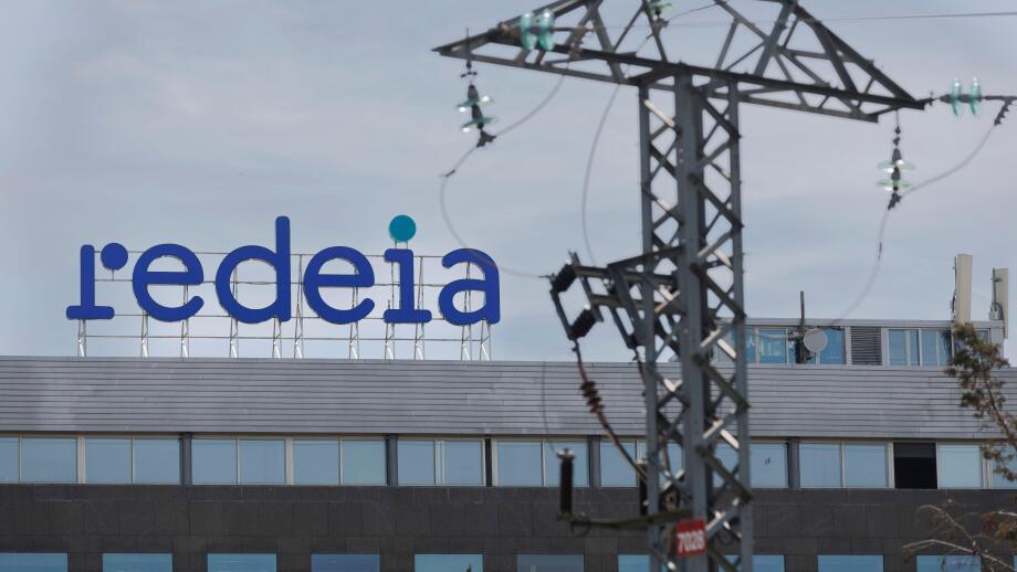 Facade of the headquarters of Red Electrica Corporacion, on March 29, 2023, in Madrid (Spain). Red Electrica Corporacion, S.A., whose trade name is Redeia, is a Spanish multinational business group that operates in the international electricity market as 