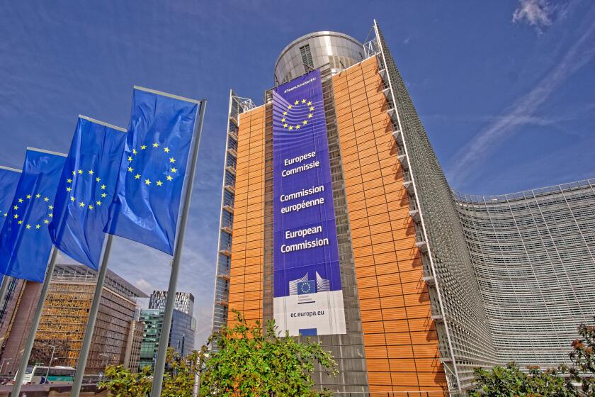 The Berlaymont Building, the headquarters of the European Commission in Brussels. Belgium.