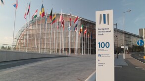 The European Investment Bank (EIB) offices in Luxembourg.  It was established in 1958 under the Treaty of Rome.