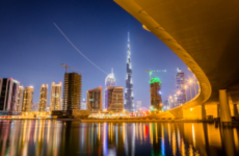 Dubai at night