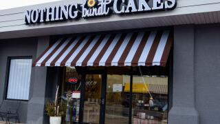 Nothing bundt Cakes' shop selling delicious bakery goods. St Paul Minnesota MN USA