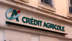 paris , France-september 14, 2015: Credit Agricole is a French cooperative bank partly stemming originally from the agricultural sector. This office i