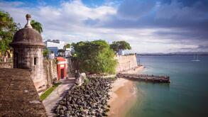 San Juan, Puerto Rico coast.