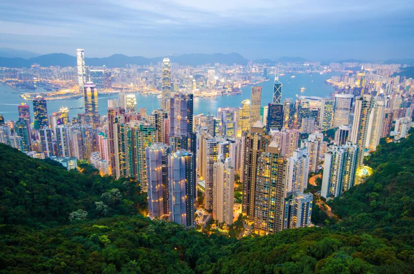 Hong Kong skyline from Alamy 7 Feb