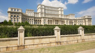 Palace of the Parliament in Romanian capital city of Bucharest