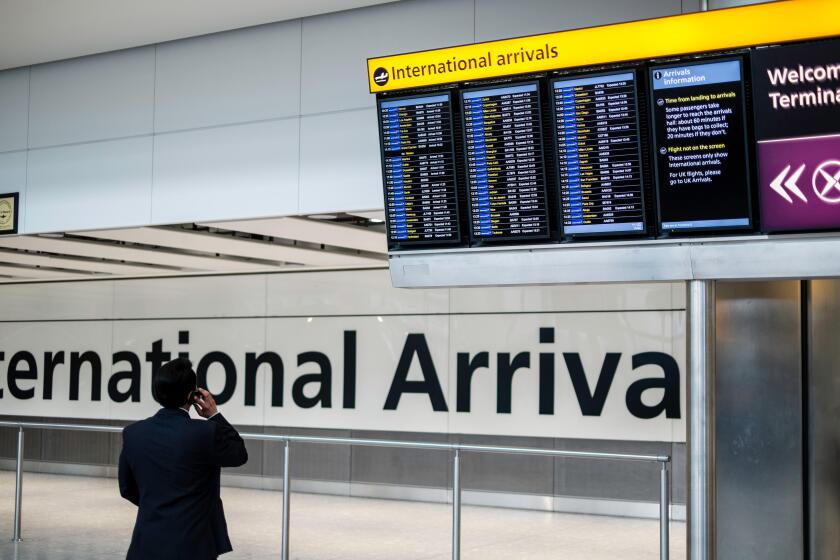 Arrivals Hall, terminal 5, Heathrow airport, London, United Kingdom