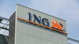 A logo sign outside of a facility occupied by the ING Group in Milan, Italy on September 3, 2016.