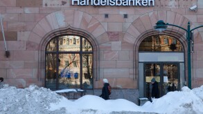 Bank in downtown Helsinki