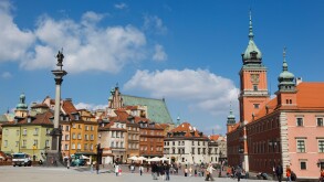 The Old Town in Warsaw, Poland