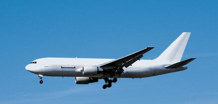 Blank White Airplane