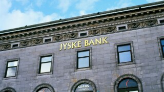 Exterior view of Jyske Bank building in Copenhagen Denmark    KATHY DEWITT. Image shot 08/2009. Exact date unknown.
