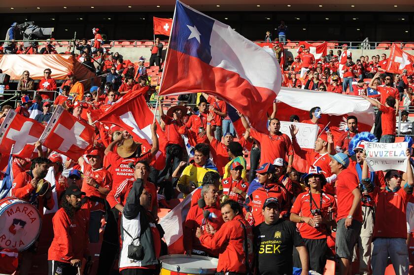 Soccer - 2010 FIFA World Cup South Africa - Group H - Chile v Switzerland - Nelson Mandela Bay Stadium