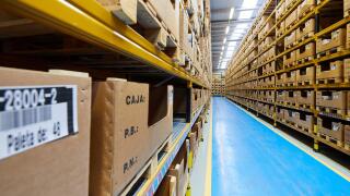 Warehouse, Automotive parts, Metallurgical industry, Gipuzkoa, Basque Country, Spain, Europe